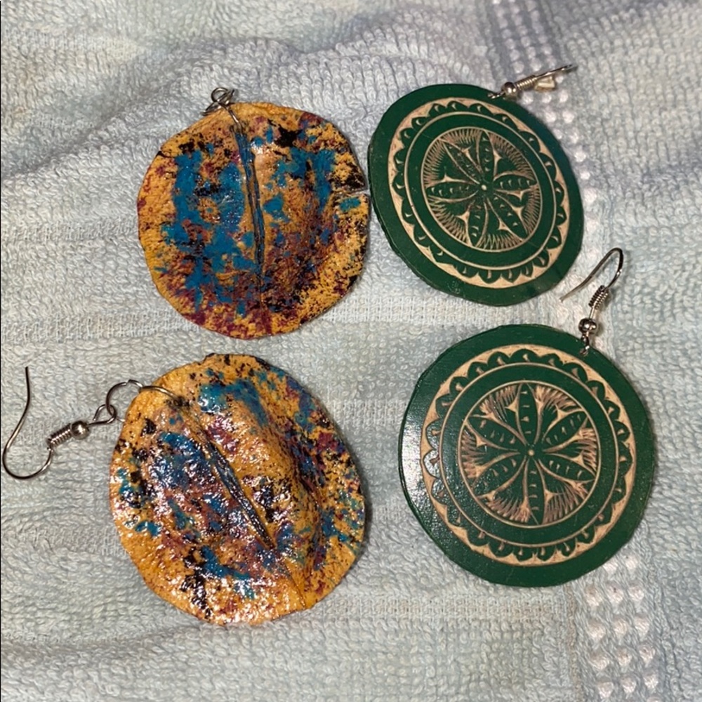 Columbian Made Earrings 2 sets